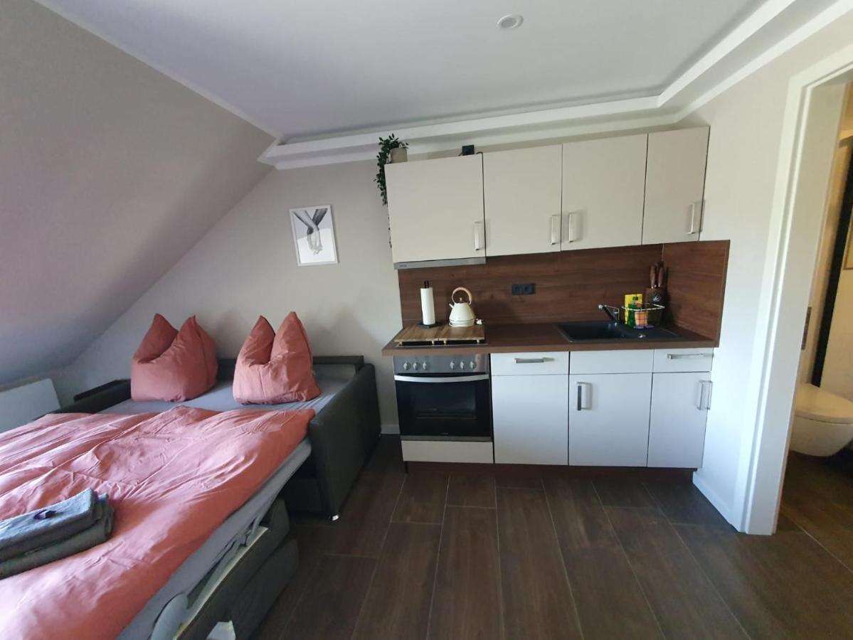 Neumuehler Hof- Ferienwohnung "Benjamin" Mit Grosser Privater Dachterasse Und Guter Anbindung In Die City Schwerin  Buitenkant foto